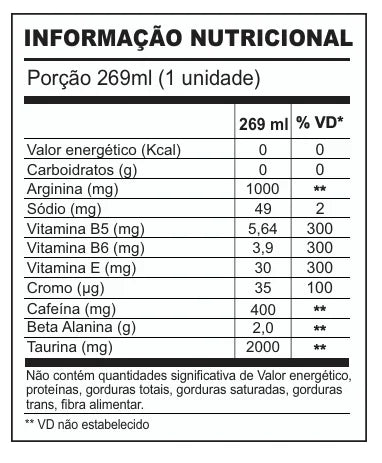 V9 Drink 269ml - Sabor Laranja (UND)