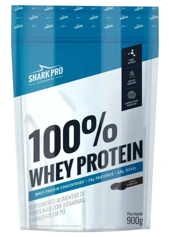 Whey Refil 100%  900g  - Sabor Cookies