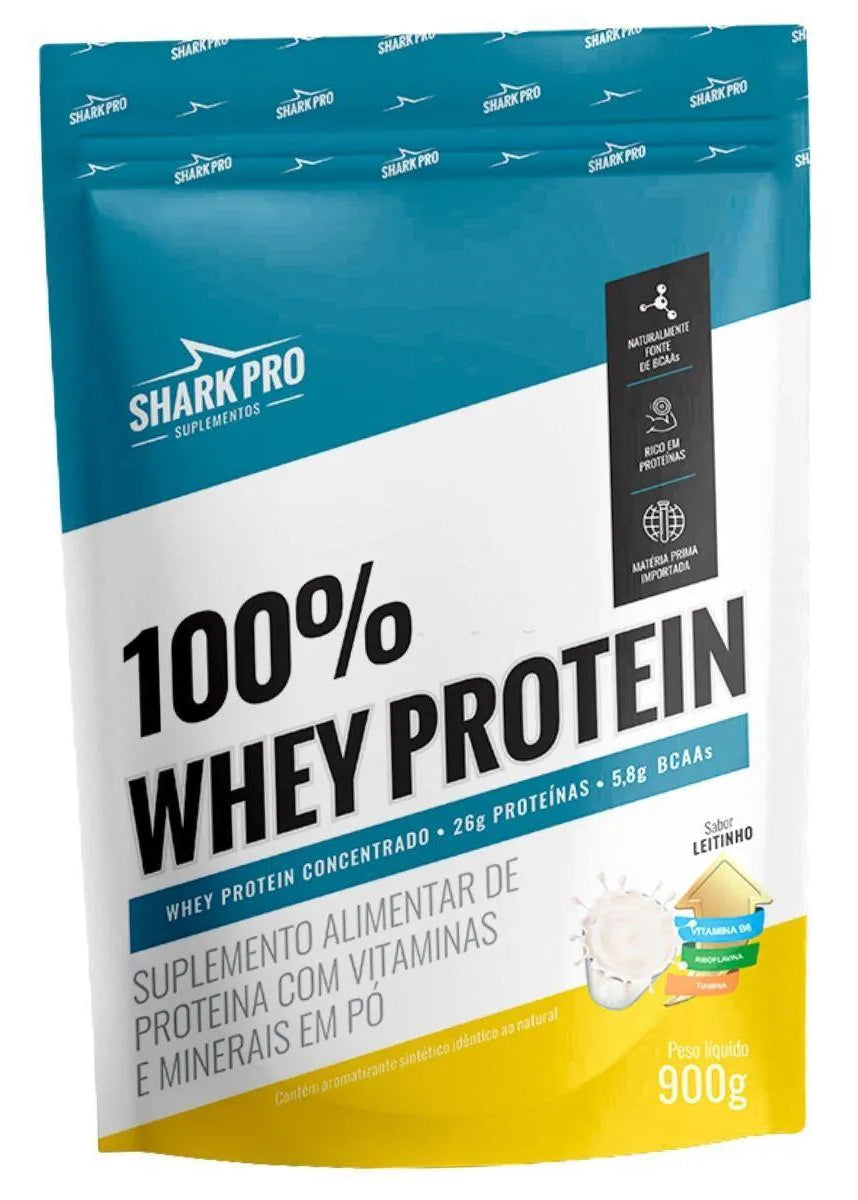 Whey Refil 100%  900g  - Sabor Leitinho
