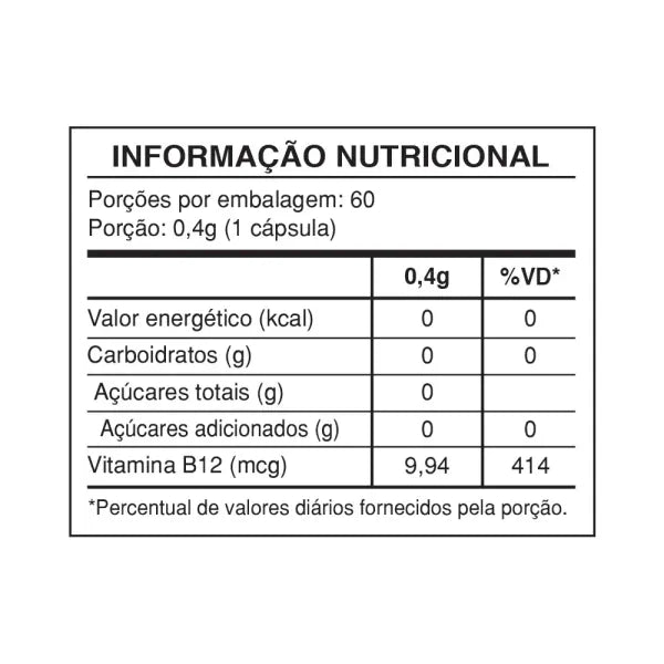 Vitamina B12 Ulltra 60 Caps