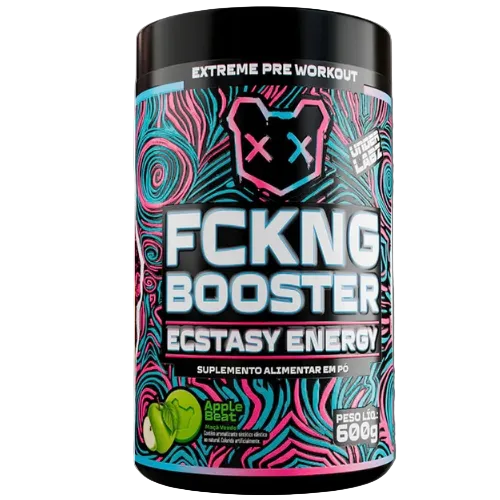 Pré treino FCKNG BOOSTER 600g - Sabor Apple Beat