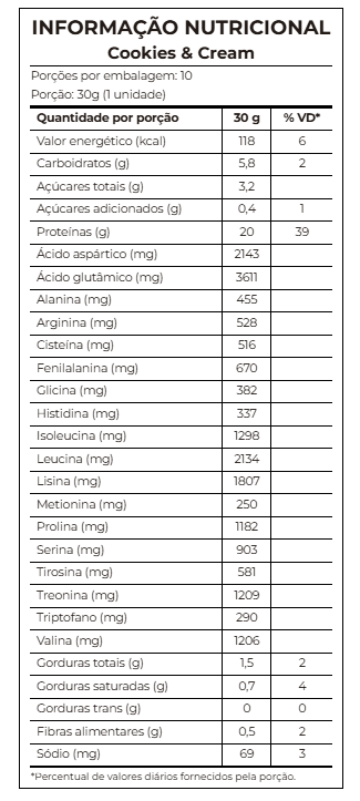 Whey dose 100% 30g - Cookies