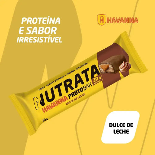 Barra de Proteína Havanna PROTOBAR - Sabor Doce de Leite