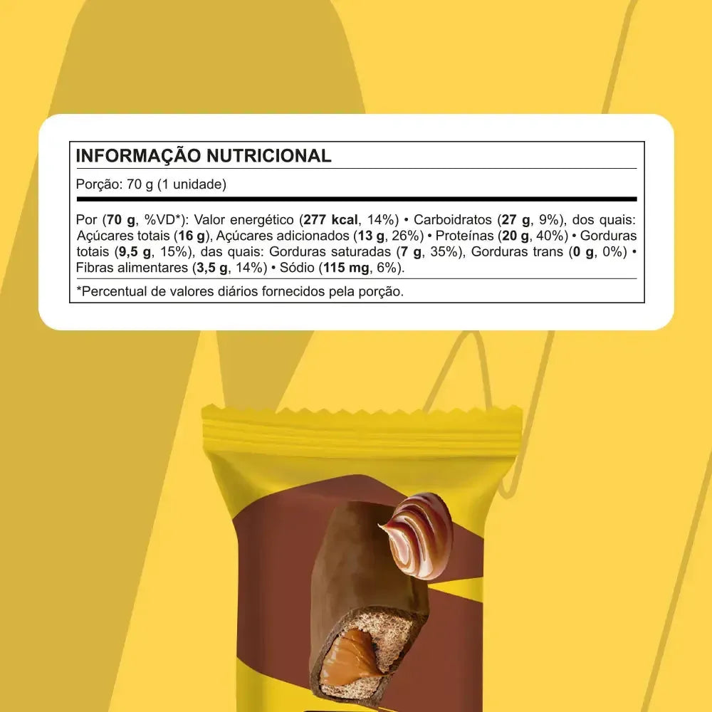 Barra de Proteína Havanna PROTOBAR - Sabor Doce de Leite