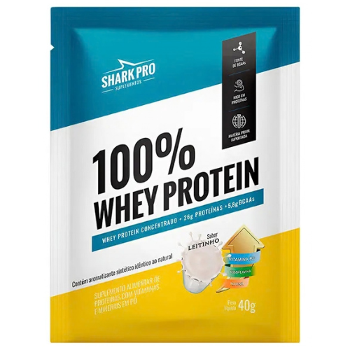Whey dose 100% 40g  - Sabor Leitinho