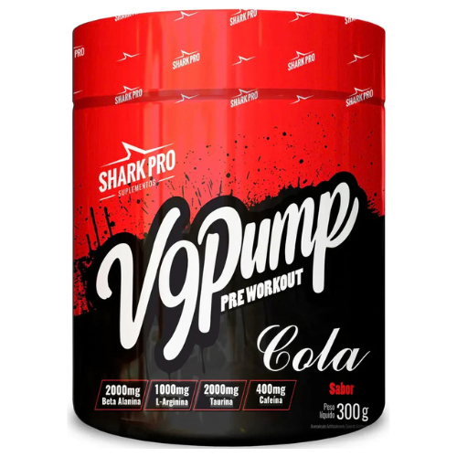 V9 PUMP Pré-treino 300g - Sabor Cola