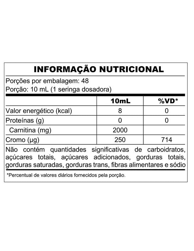 X-CARNITINE 480ml - Sabor Green Apple -