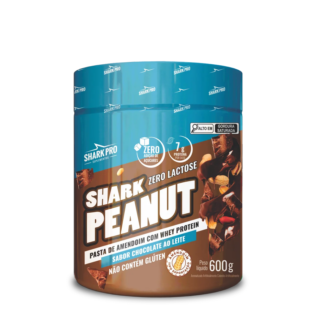 Pasta de Amendoim 600g - Sabor Chocolate ao Leite