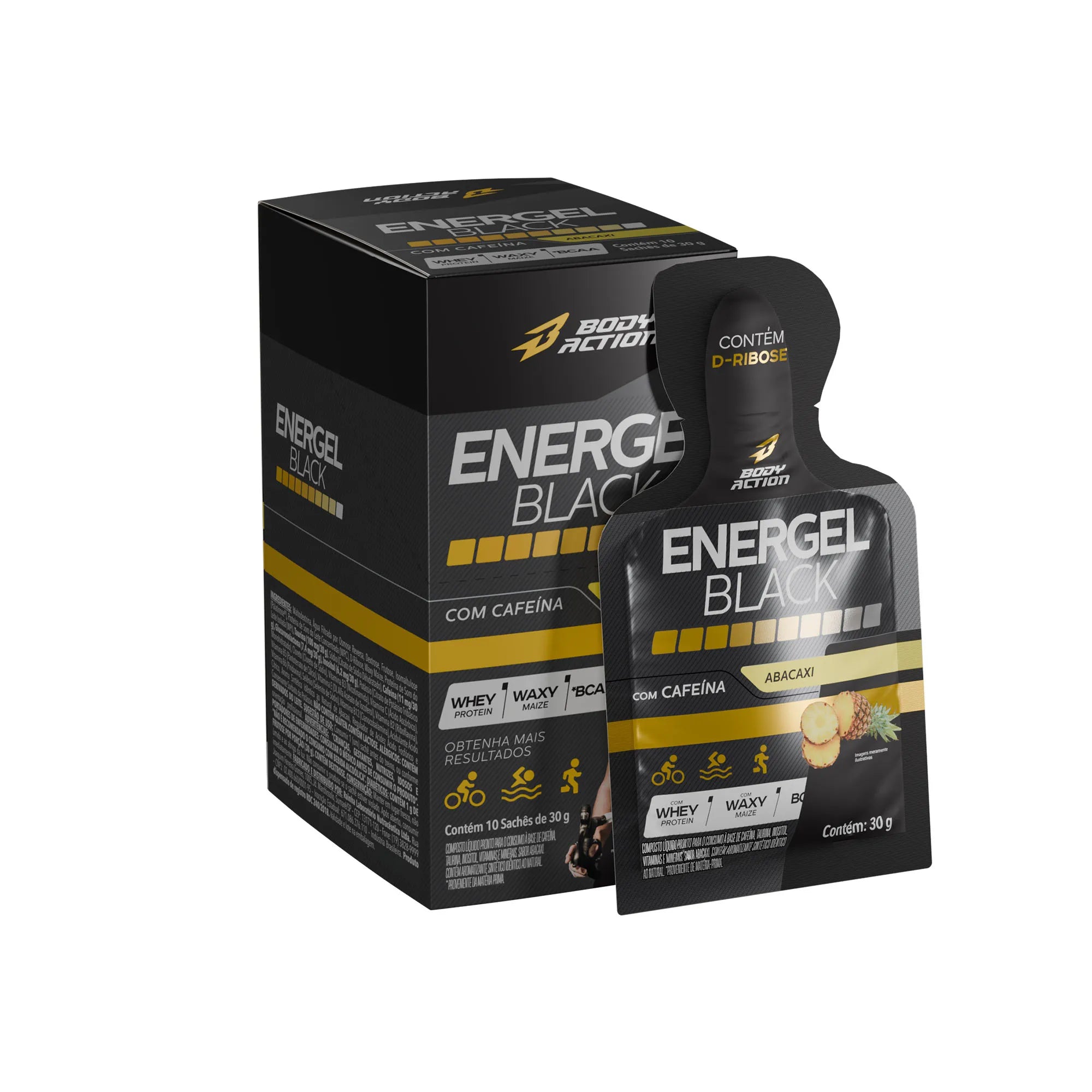 Energel Black - Sabor Abacaxi (UND)