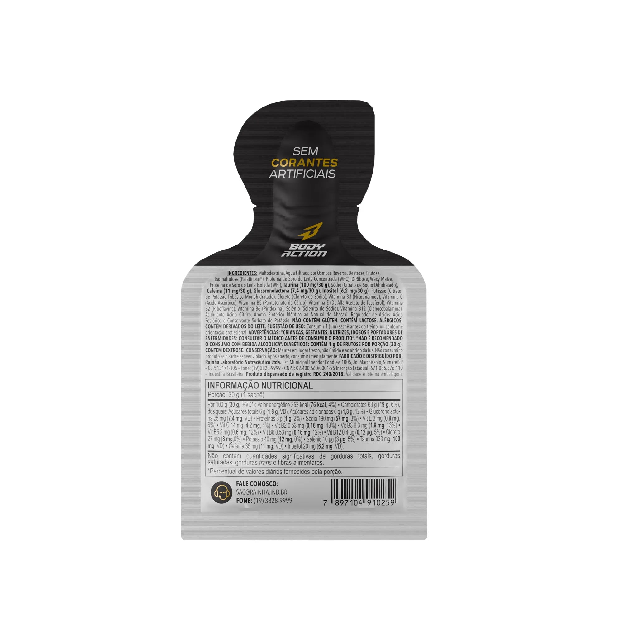Energel Black - Sabor Abacaxi (UND)