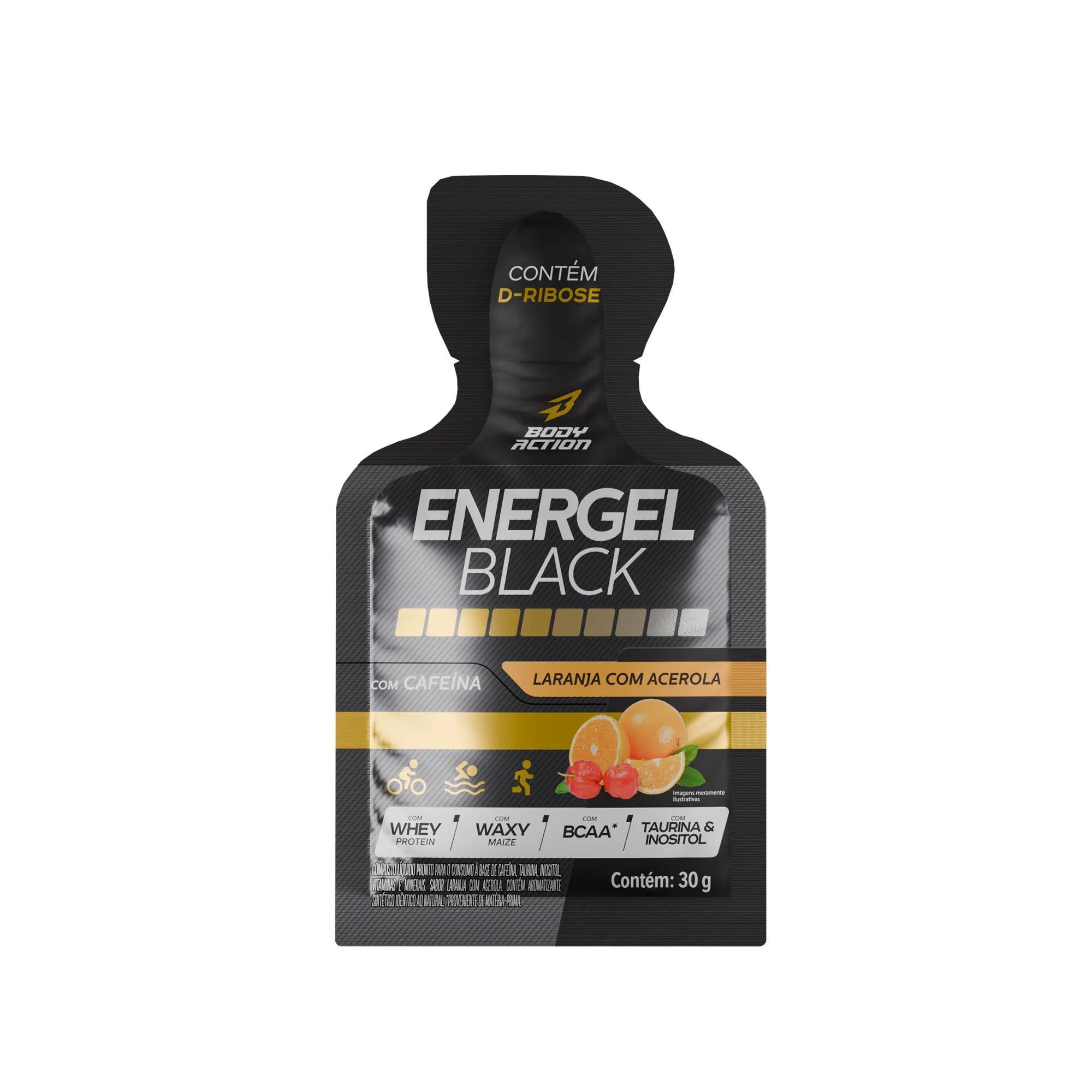 Energel Black - Sabor Laranja com Acerola (UND)