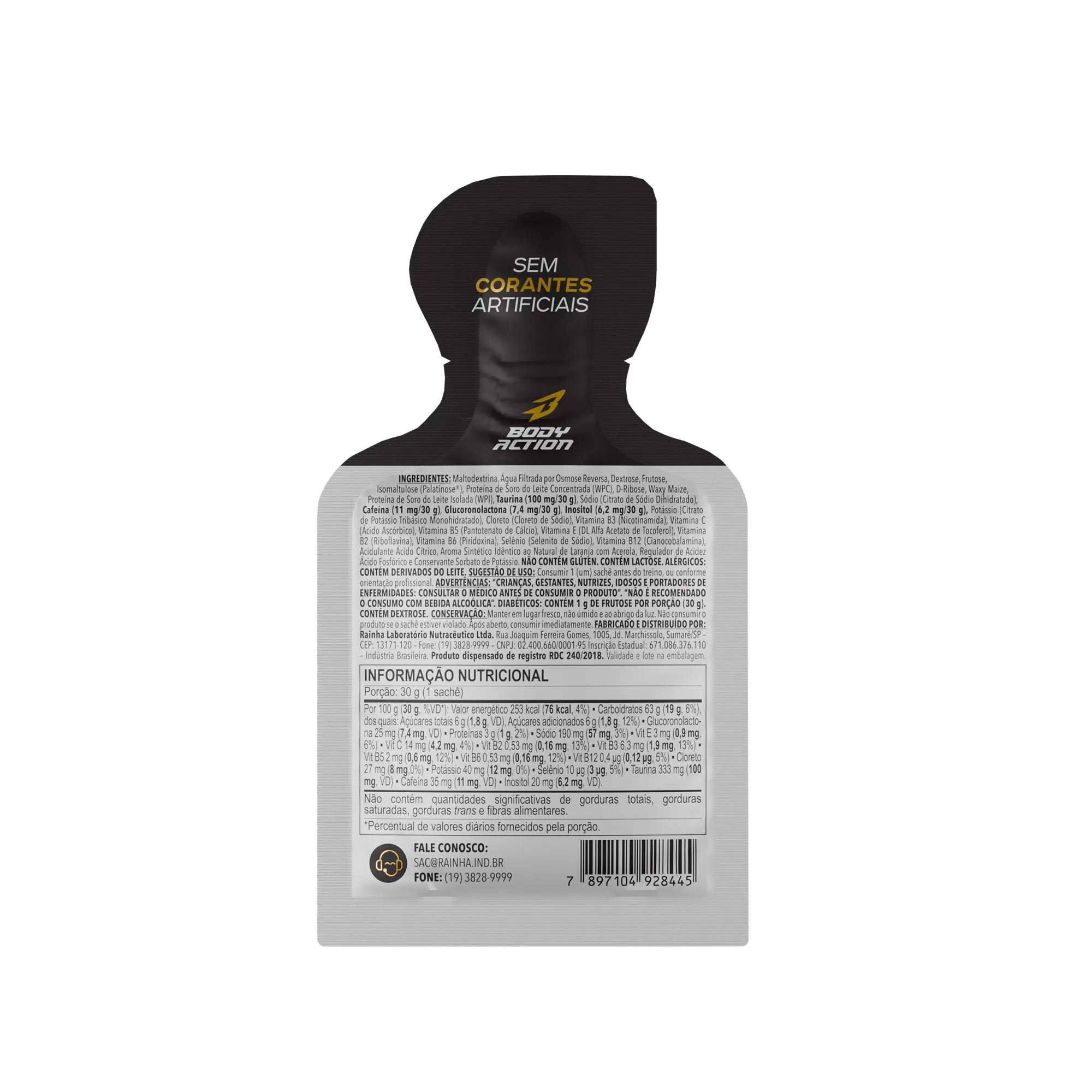 Energel Black - Sabor Laranja com Acerola (UND)