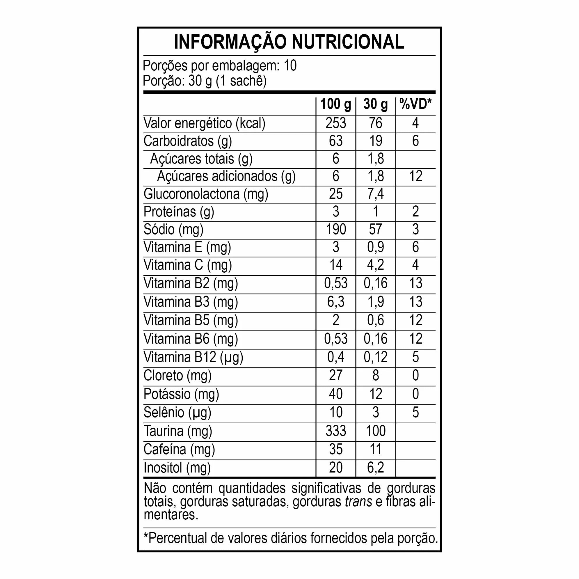 Energel Black - Sabor Laranja com Acerola (UND)