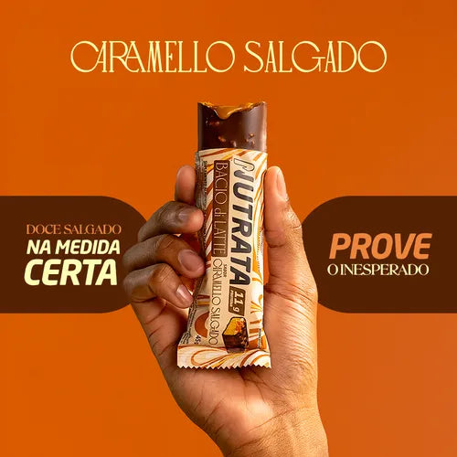 Barra de Proteína Bacio di Latte - Sabor Caramelo salgado