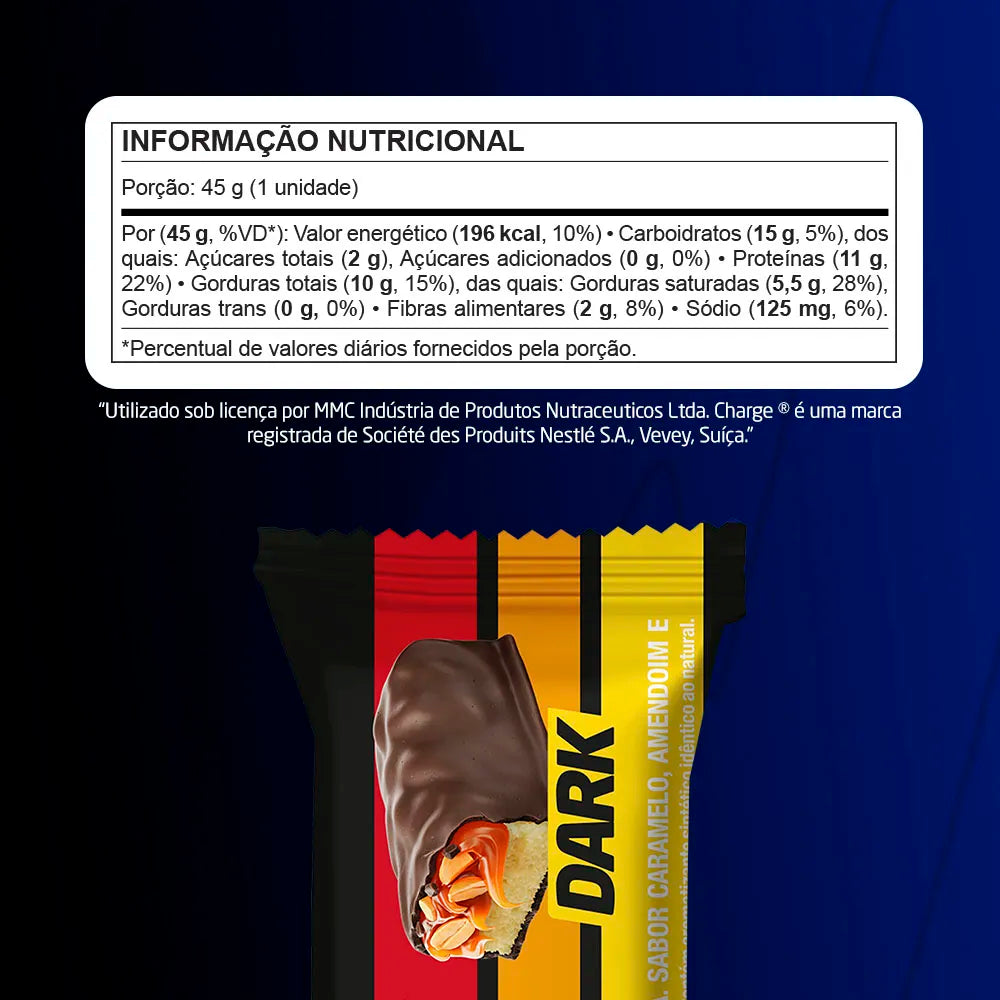 Barra de Proteína - Sabor Charge Dark