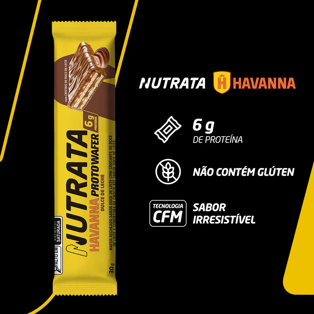 Wafer Havanna ProtoWafer - Sabor Doce de Leite