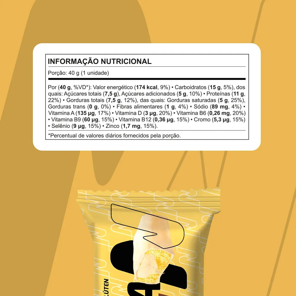Barra de Proteína Grego Bar - Sabor Mousse de Maracuja