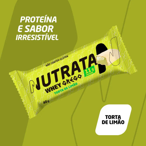 Barra de Proteína Grego Bar - Sabor Torta de Limão