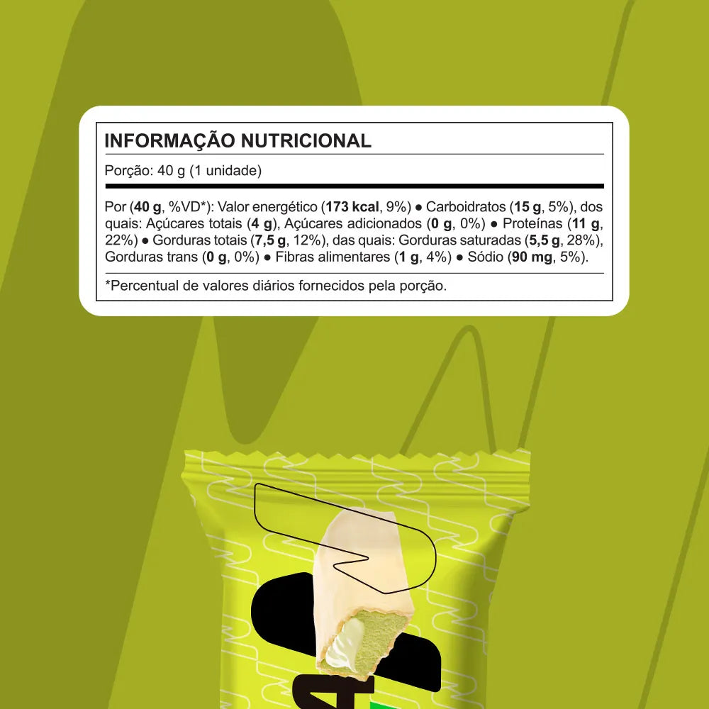 Barra de Proteína Grego Bar - Sabor Torta de Limão