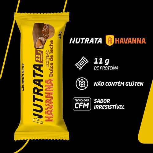 Barra de Proteína Havanna - Sabor Doce de Leite