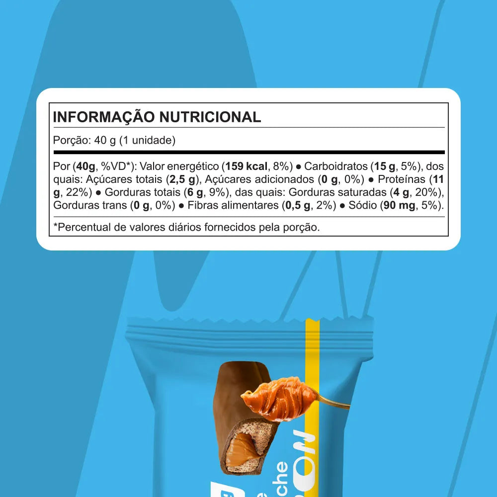 Barra de Proteína Havanna ZERO - Sabor Doce de Leite