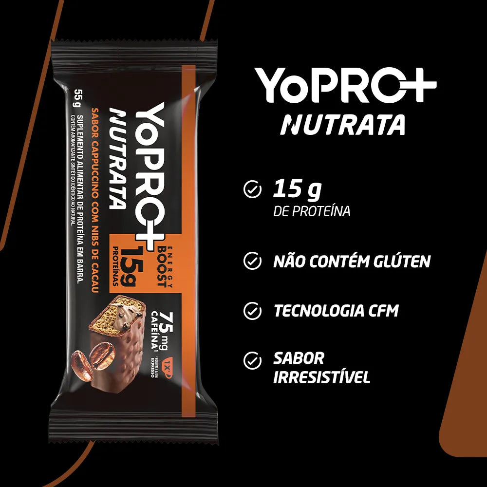 Barra de Proteína YoPro - Sabor Cappuccino