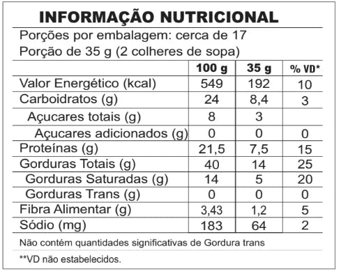 Pasta de Amendoim 600g - Sabor Chocolate com morango