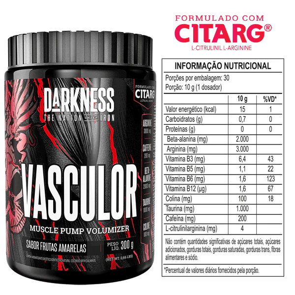 Vasculor Powder Frutas Amarelas 300g