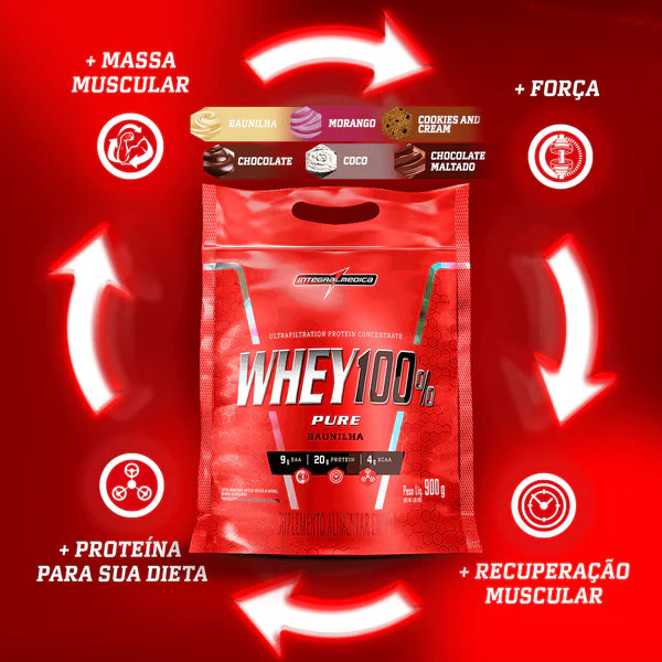 Whey Refil 100% 900g - Chocolate