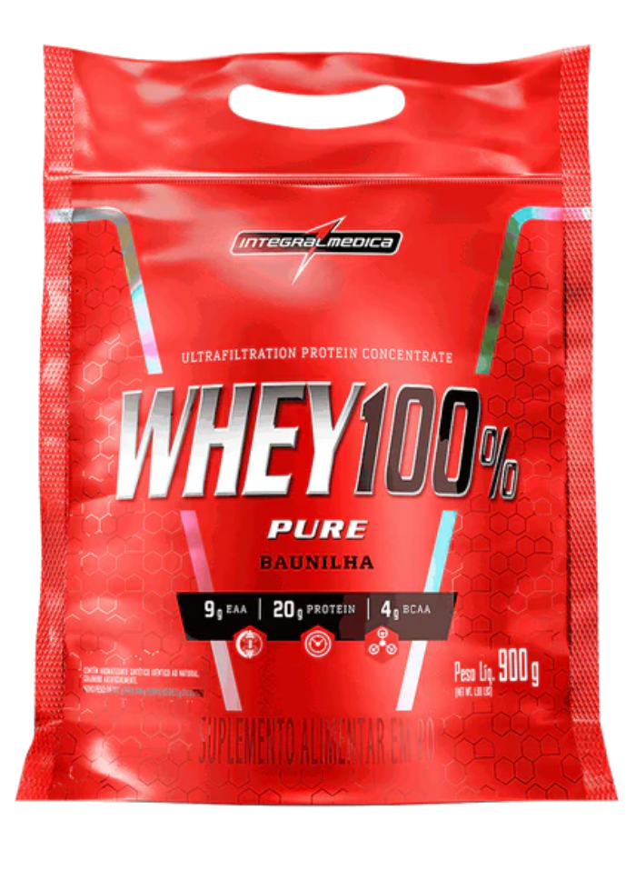 Whey Refil 100% 900g - Baunilha